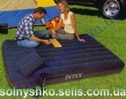 Продам по низким ценам INTEX -  велюр. матрасы,  кровати,  бол. бассейны
