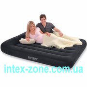 Удобная двуспальная надувная кровать 66770 Intex Pillow-Rest Classic B